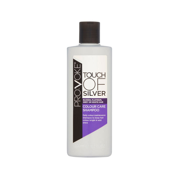 Pro:Voke Touch of Silver Colour Care Shampoo | Neutralises Brassy Tones, 200 ml