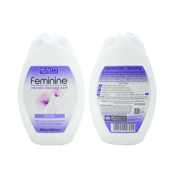 Beauty Formulas Feminine Intimate Wash | pH Balanced, 250ml