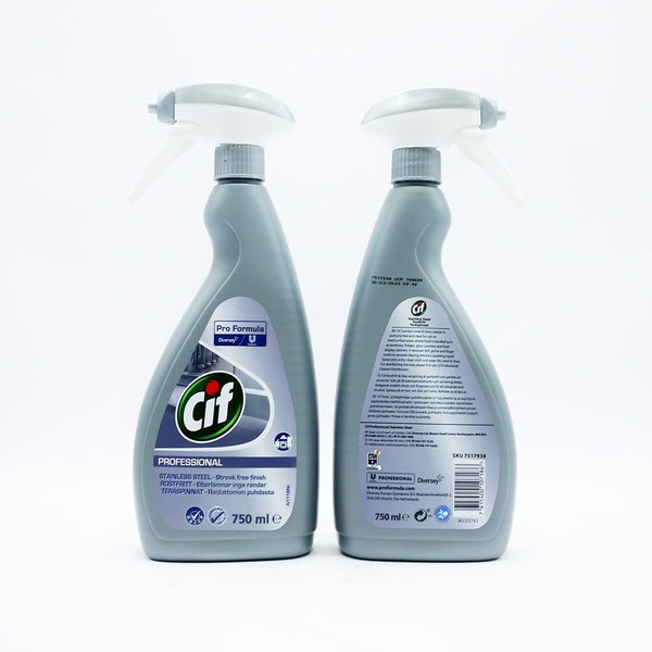 Cif Spray Stainless Steel - Multi-Purpose Cleaner - 750 ml