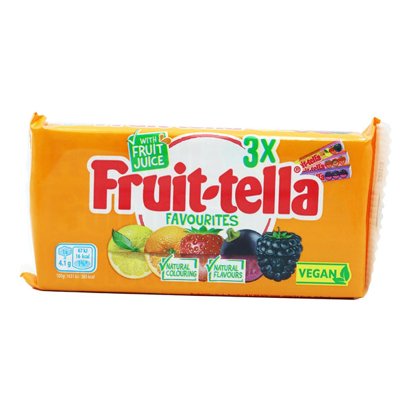 Fruittella Favourites Mixed Fruit Sweets | Pack of 3, 123g