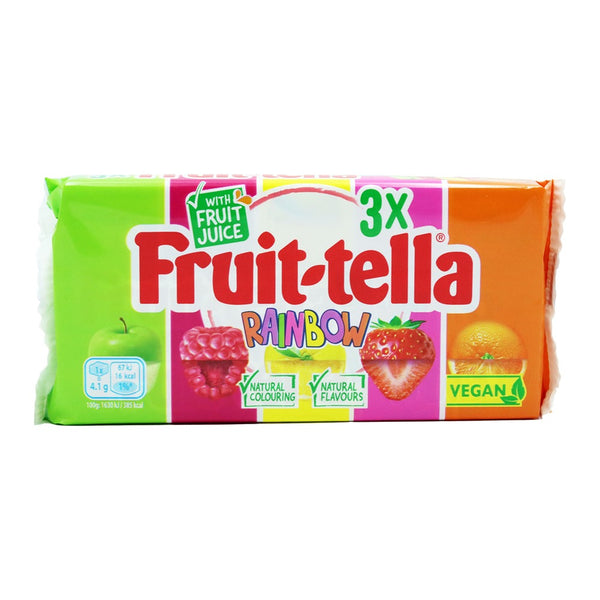 Fruittella Rainbow Sweets | Pack of 3, 123g