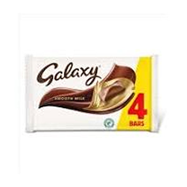Galaxy Milk Chocolate Bars | 4 Pack