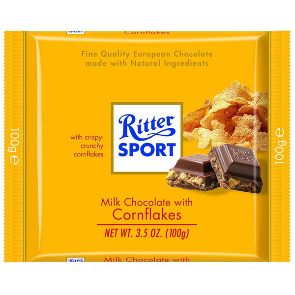 Ritter Sport Milk Chocolate with Cornflakes | 100g
