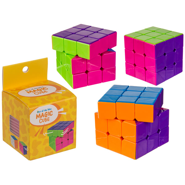 Out Of The Blue Magic Cube Puzzle Toy | 3D Brain Teaser Game