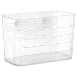 Transparent Suction Bathroom Wall Rack Organiser | 12 x 11 x 19cm