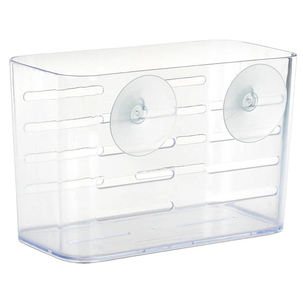 Transparent Suction Bathroom Wall Rack Organiser | 12 x 11 x 19cm