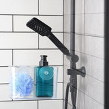 Transparent Suction Bathroom Wall Rack Organiser | 12 x 11 x 19cm