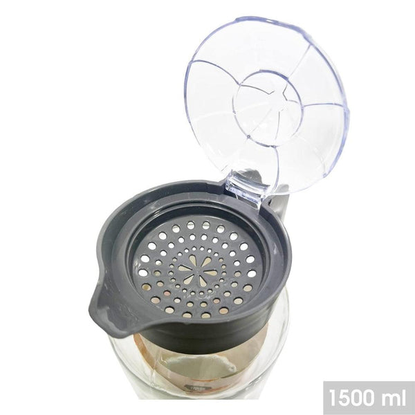 Urban Living High-Quality Glass Jug with Lid | 1.5L