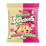 Swizzels Drumstick Squashies Rhubarb and Custard Sweets - 120g Bag