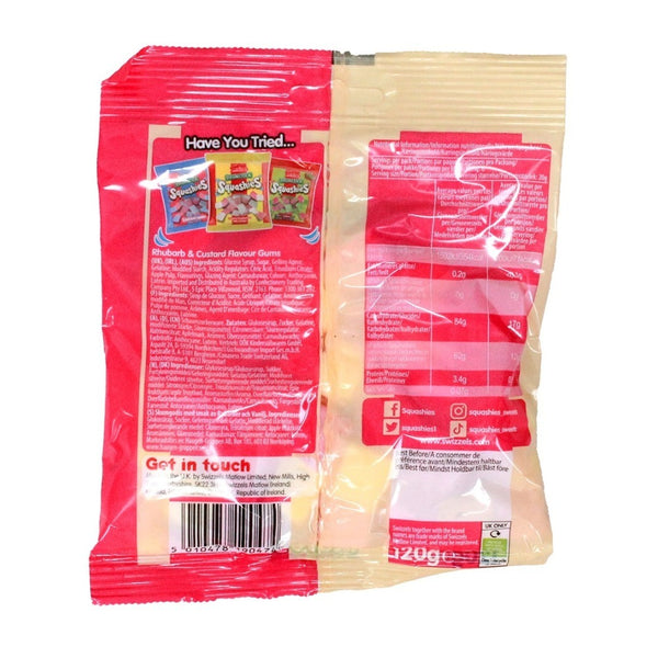 Swizzels Drumstick Squashies Rhubarb and Custard Sweets - 120g Bag