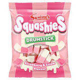 Swizzels Squashies Drumsticks Sweets | Strawberry & Cream Flavour | 120g
