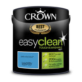Crown Paint Easyclean Matt Peek‑a‑boo Blue Emulsion Paint | 2.5L, Washable