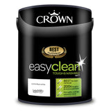Crown Paint Easyclean Brilliant White Matt Emulsion Paint | 5L, Tough & Washable