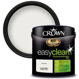 Crown Paint Easyclean Tough Washable Matt Sail White Paint | 5L, Breatheasy