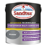 Sandtex 10 Year Seclusion Exterior Multi-Surface Satin Paint | 2.5L