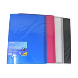 Supreme 40 Pocket Display Book | Assorted Colours, Plastic Pages