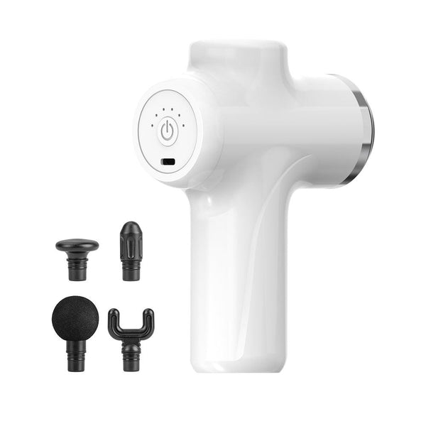 Carmen Cordless Mini-Massage Gun with Six Speeds and Four Heads