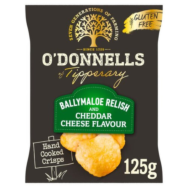 O'Donnells Ballymaloe Relish Cheddar Cheese Crisps | 125g