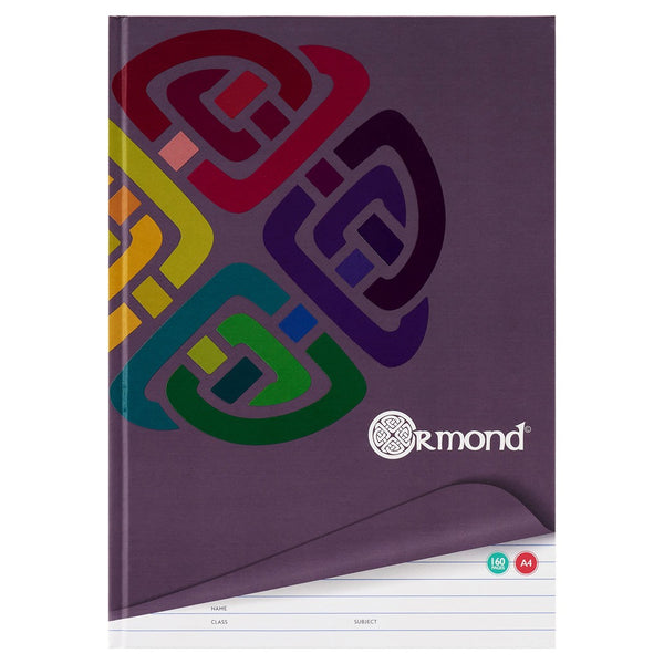 Ormond Multipack A4 Hardback Notebooks with Feint Ruled Pages