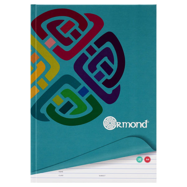 Ormond Multipack A4 Hardback Notebooks with Feint Ruled Pages