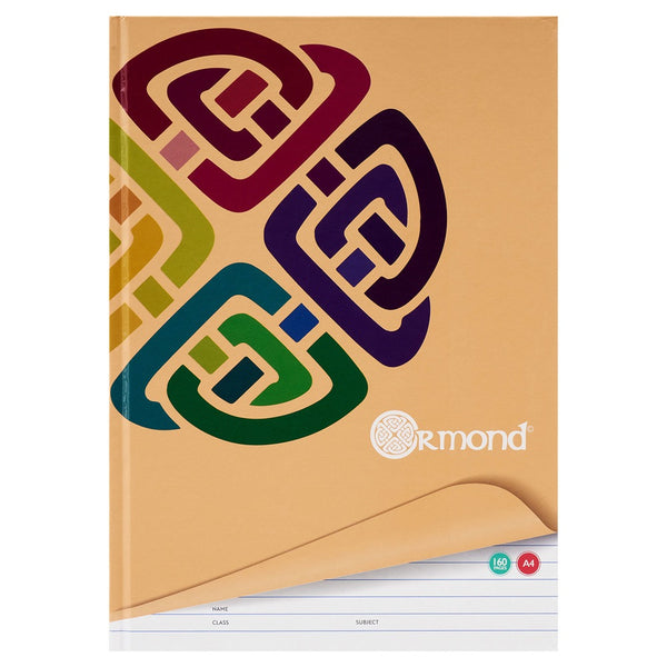 Ormond Multipack A4 Hardback Notebooks with Feint Ruled Pages