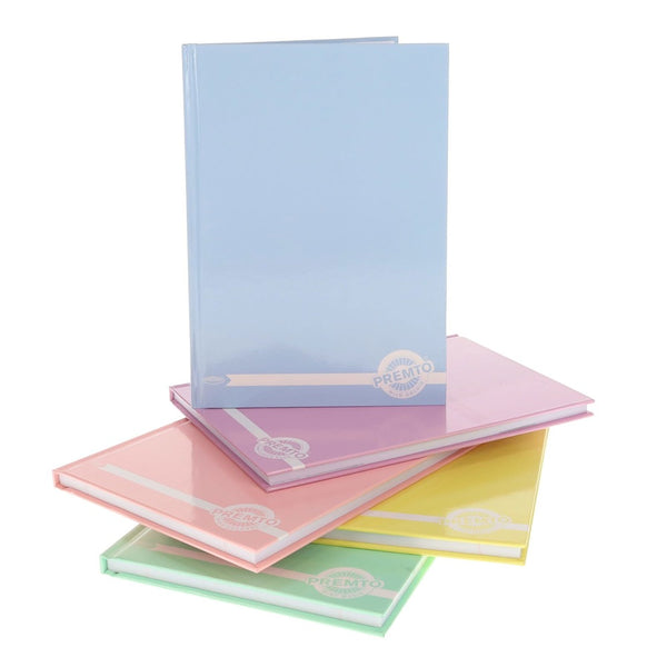 Premto A5 Hardback Notebook Multipack in Pastel Colors