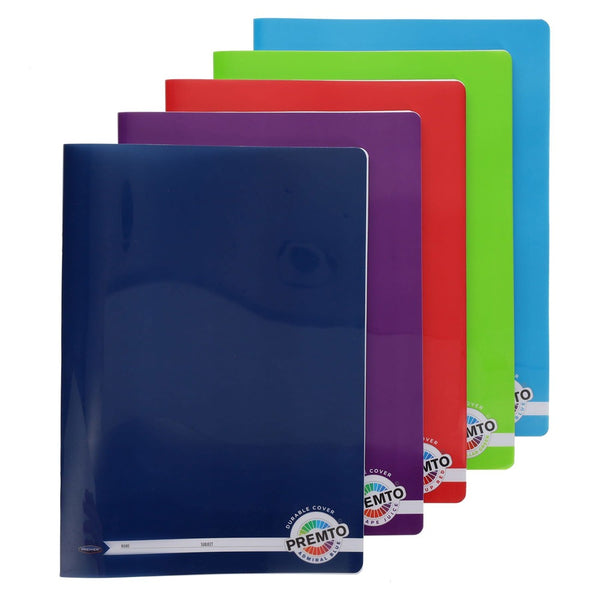 Premto A4 120pg Durable Cover M/script Book | Vibrant and Functional Notebook for Students and Professionals