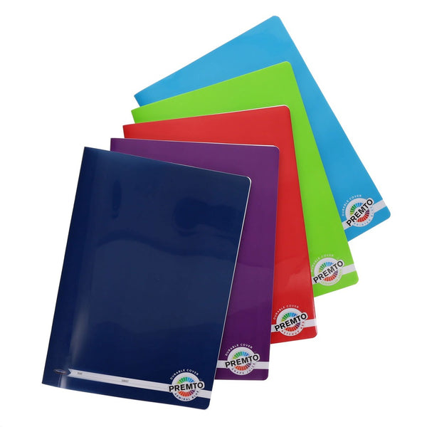 Premto A4 120pg Durable Cover M/script Book | Vibrant and Functional Notebook for Students and Professionals