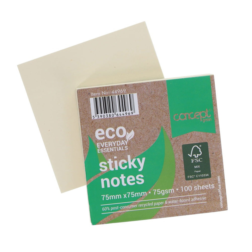 Concept Eco Everyday Essentials Recycled Sticky Notes