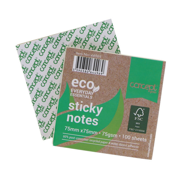 Concept Eco Everyday Essentials Recycled Sticky Notes