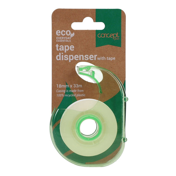 Concept Green Eco-Friendly Tape Dispenser with Integrated Tape