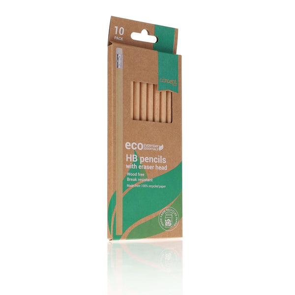 Concept Eco-Friendly HB Pencils with Eraser | Pack of 10