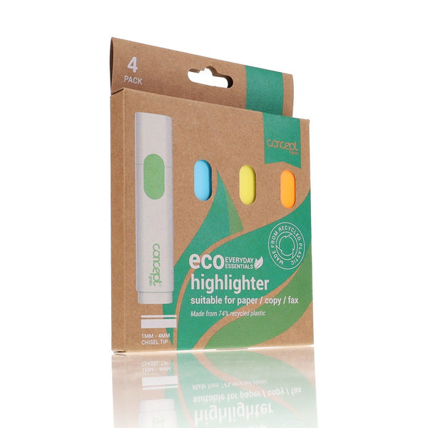 Sustainable Highlighting with Concept Eco Highlighter | Pack of 4