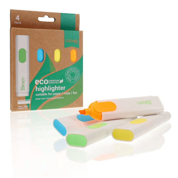 Sustainable Highlighting with Concept Eco Highlighter | Pack of 4