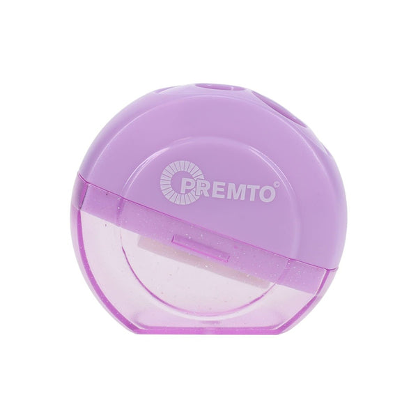 Premto Pastel Twin Hole Sharpener Orbital - Compact and Stylish Stationery Essential