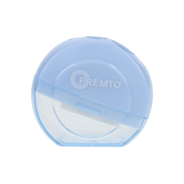 Premto Pastel Twin Hole Sharpener Orbital - Compact and Stylish Stationery Essential