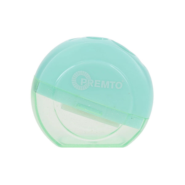 Premto Pastel Twin Hole Sharpener Orbital - Compact and Stylish Stationery Essential