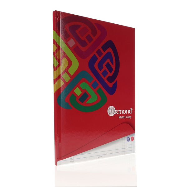 Ormond A4 120-Page Hardcover Maths Notebook
