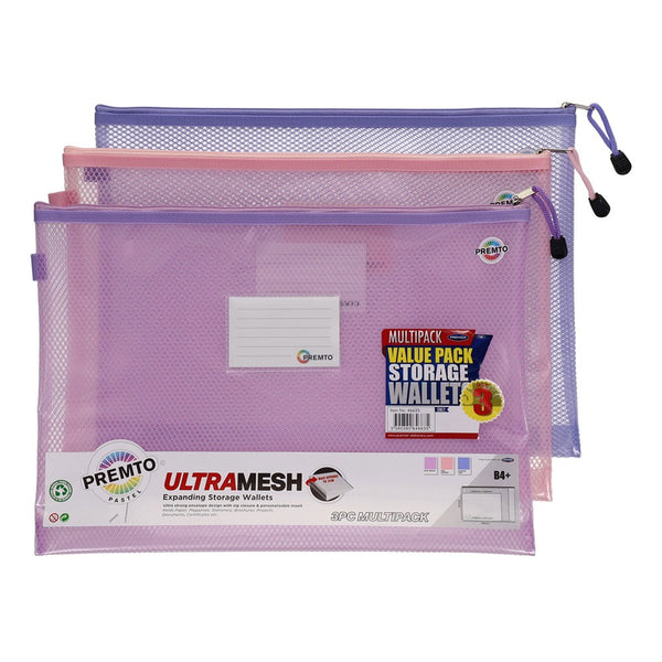 Premto Ultramesh Expanding Wallet B4+ | Pack of 3