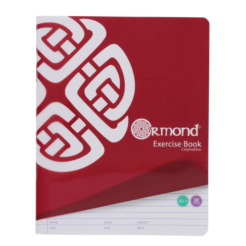 Ormond A11 88-Page Durable Exercise Notebook Pack
