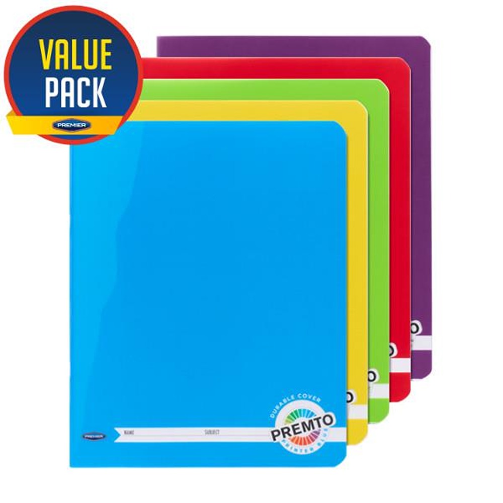 Premto No.11 120-Page Durable Copy Book Multipack