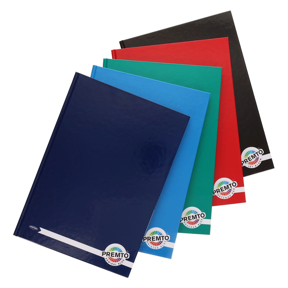 Premto Vibrant Hardback Notebooks | Pack of 5