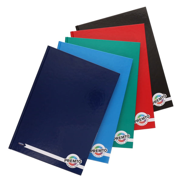 Premto Vibrant Hardback Notebooks | Pack of 5