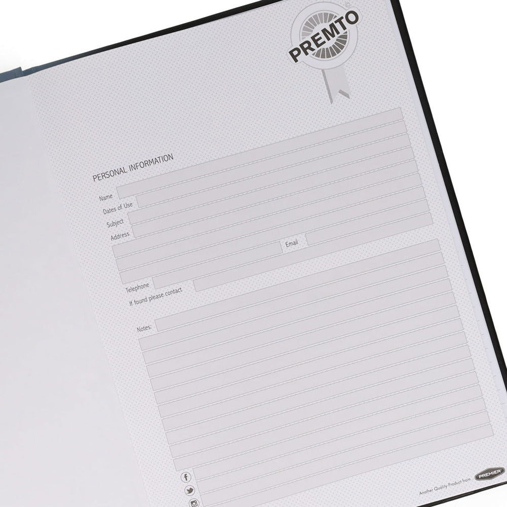 Premto Vibrant Hardback Notebooks | Pack of 5