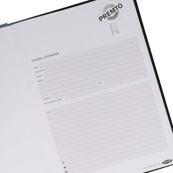 Premto Vibrant Hardback Notebooks | Pack of 5