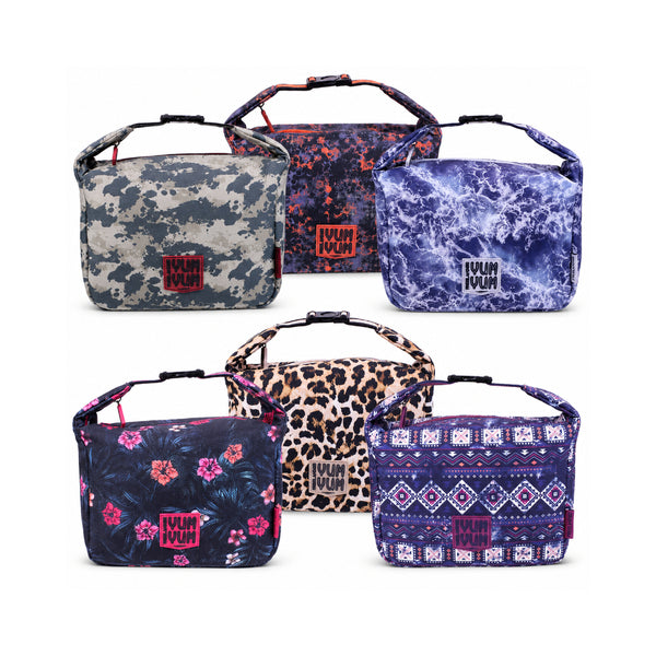 Freelander Yum Yum Clip Top Lunch Bag - Assorted Bold Print Designs