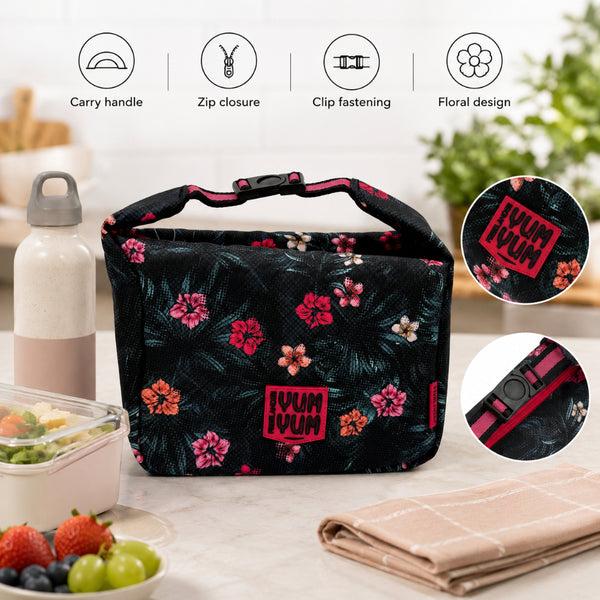 Freelander Yum Yum Clip Top Lunch Bag - Assorted Bold Print Designs