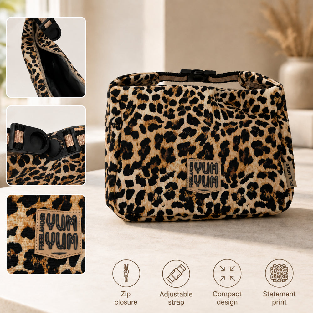 Freelander Yum Yum Clip Top Lunch Bag - Assorted Bold Print Designs