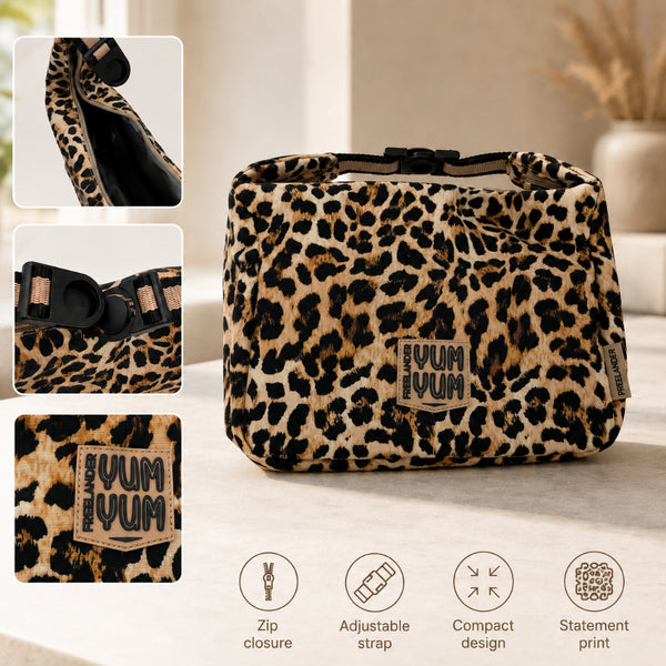 Freelander Yum Yum Clip Top Lunch Bag - Assorted Bold Print Designs