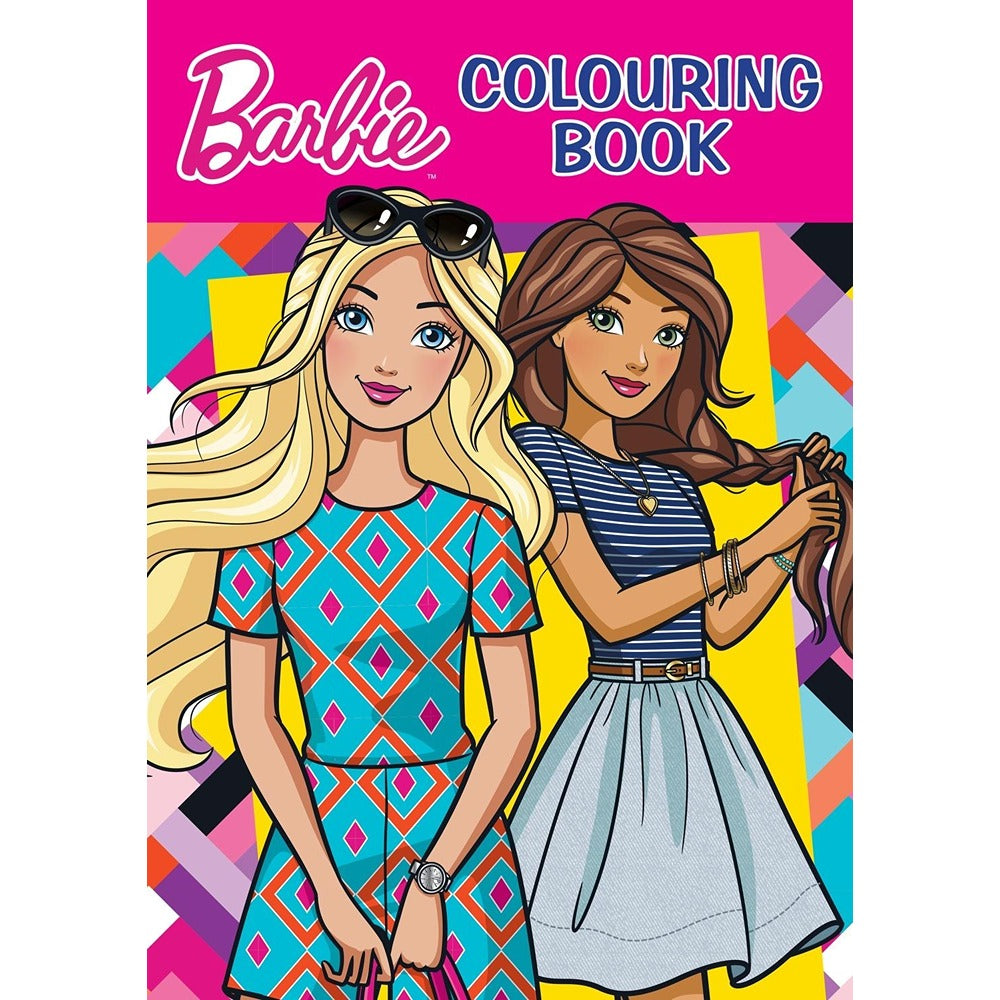 Barbie Fashion Colouring Book | Large Pages, Bold Outlines, Travel-Ready